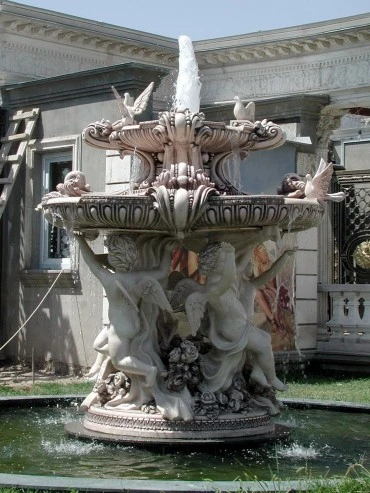 Фонтан. Ангелы с птицами. Портфолио скульптора Сардаряна Самвела Сергеевича