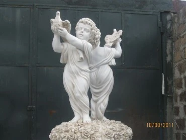 Фонтан. Двое мальчиков с птицами. Портфолио скульптора Сардаряна Самвела Сергеевича