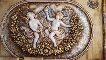 Барельеф Два Ангела с Кувшинами и фруктами - портфолио Сардаряна Самвела Сергеевича
                                            