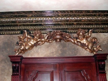 Барельеф с ангелами 2. Портфолио скульптора Сардаряна Самвела Сергеевича