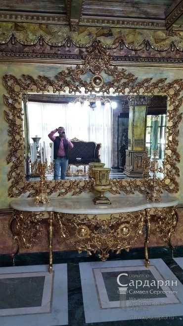 Лепнина. Зеркало. Портфолио скульптора Сардаряна Самвела Сергеевича