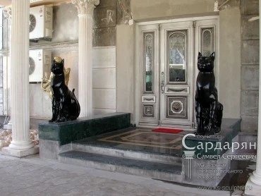 Скульптура Египетская кошка. Портфолио скульптора Сардаряна Самвела Сергеевича