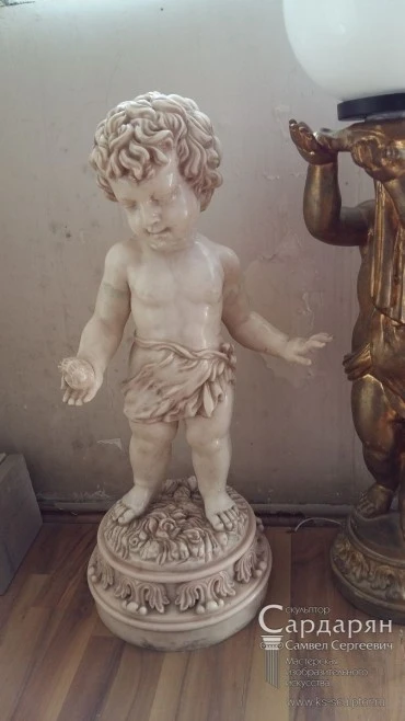 Скульптура. Мальчик. Портфолио скульптора Сардаряна Самвела Сергеевича