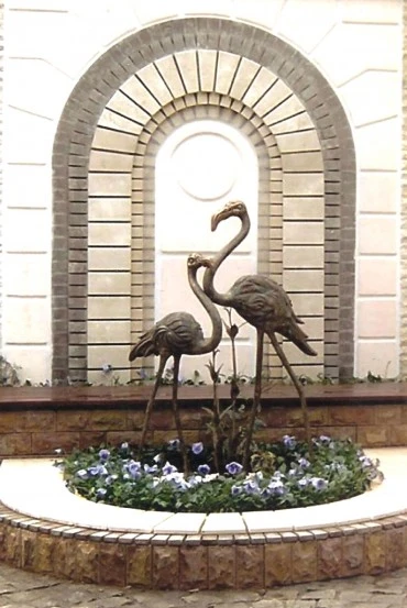 Авторская работа. Фламинго. Рублевка. Портфолио скульптора Сардаряна Самвела Сергеевича